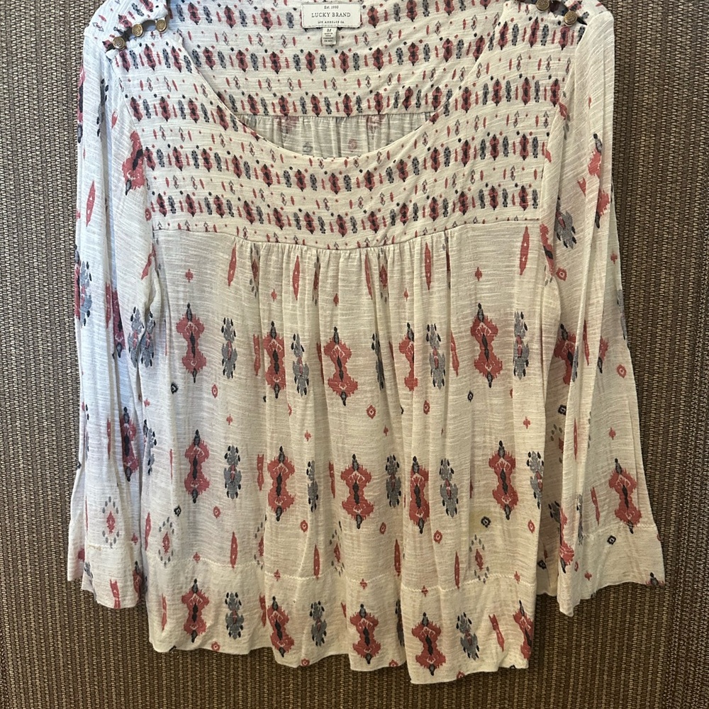 Lucky Brand, size medium long sleeved top.